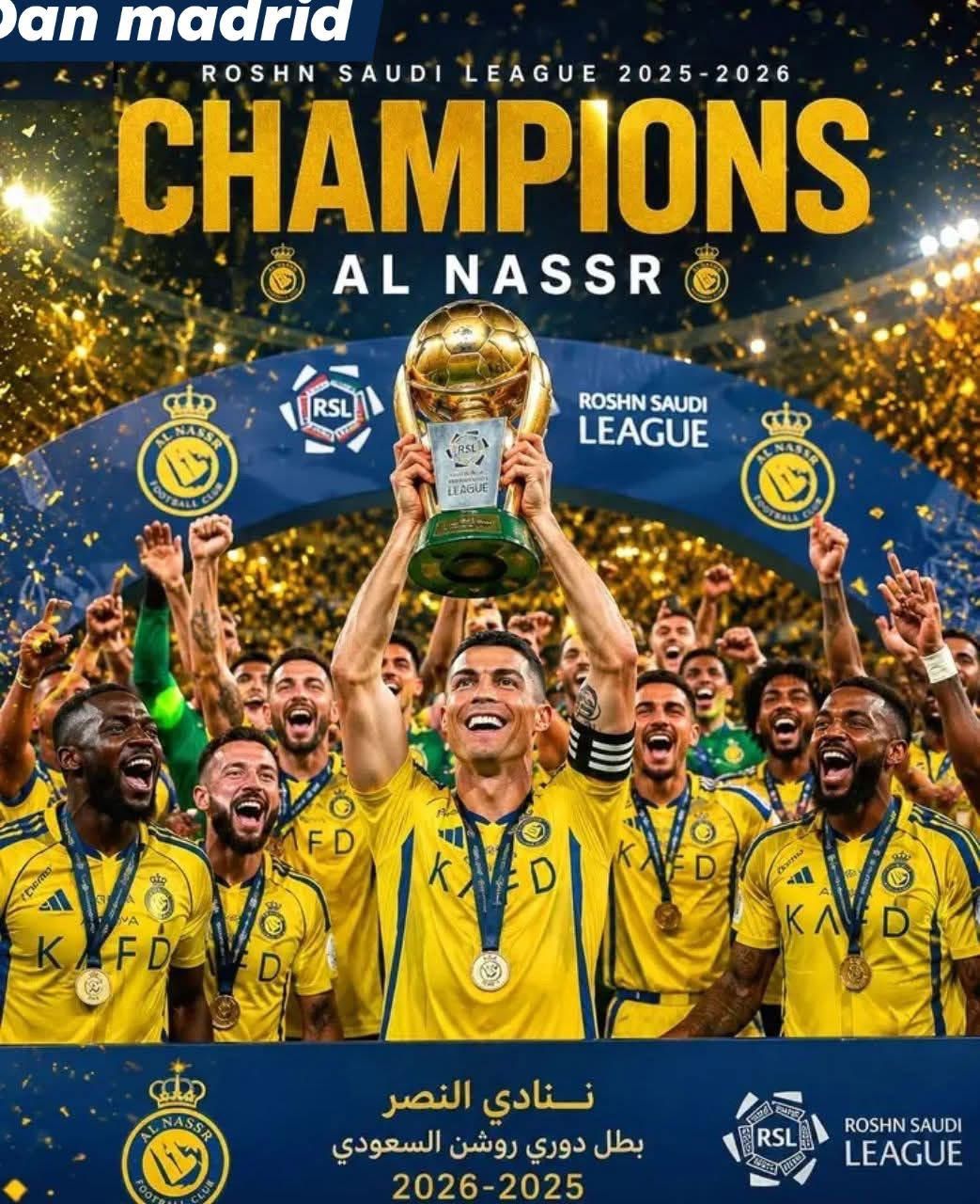 Al Nassr sacre champion : Ronaldo et Sadio Mane au sommet
